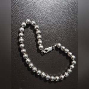 Sterling Silver FAS Ball Link Bracelet